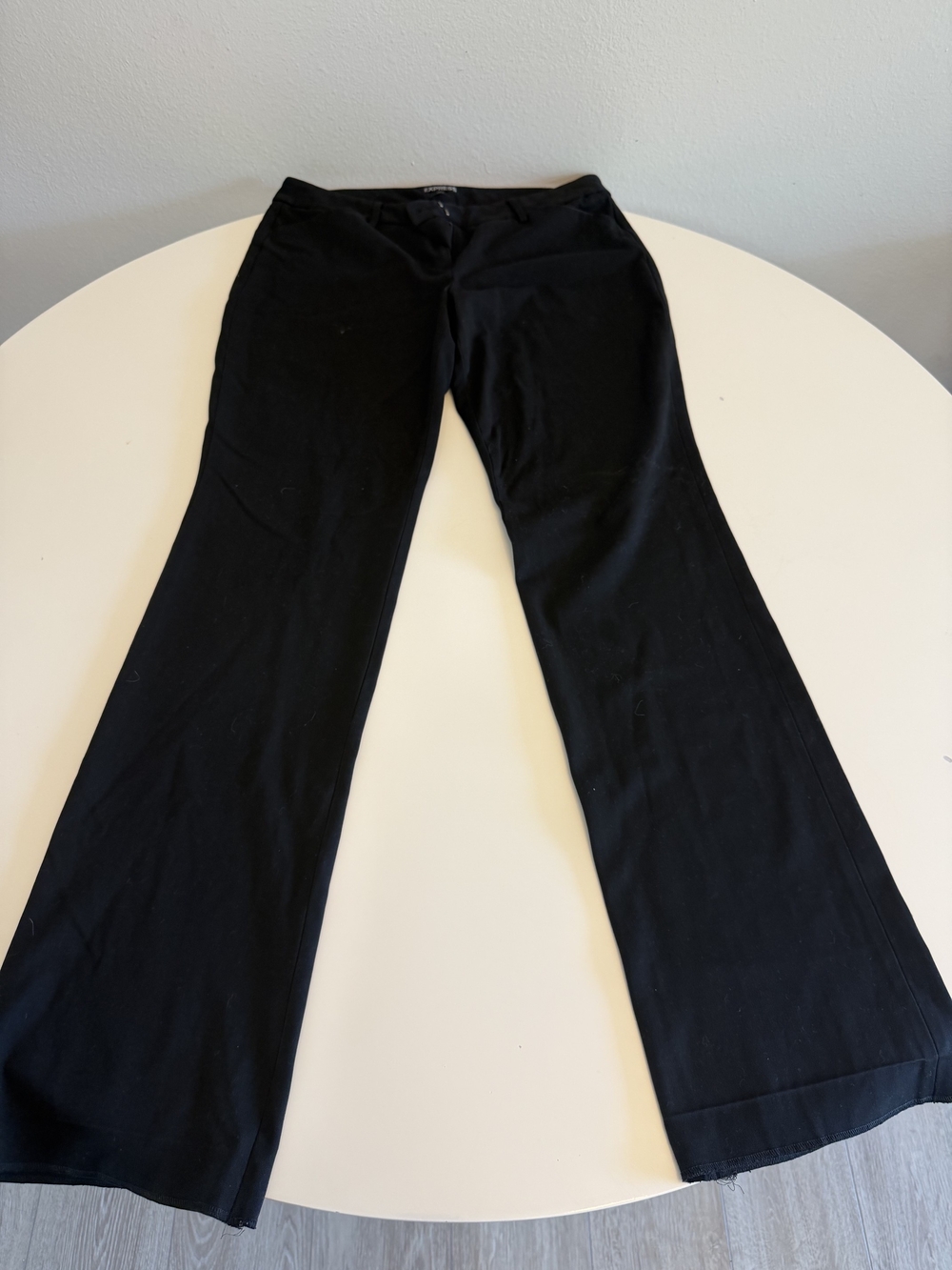 Express Editor Black Bootcut Dress Pants Trousers Size 8 Regular